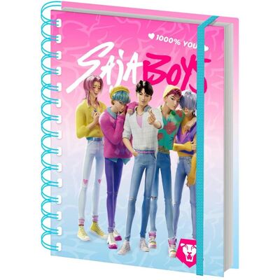 Pyramid Heft + Block, KPop Demon Hunters cahier à spirale A5 Wiro Saja Boys (A5) Pyramid Heft + Block, KPop Demon Hunters cahier à spirale A5 Wiro Saja Boys (A5)