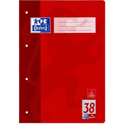 Oxford, Heft + Block, Schulheft, A4, Lineatur 38 (A4, Kariert, Harter Einband) Oxford, Heft + Block, Schulheft, A4, Lineatur 38 (A4, Kariert, Harter Einband)