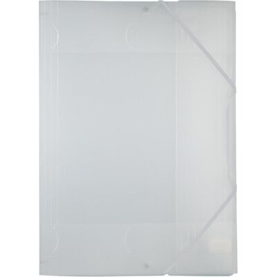 Folia, Mappe, Gummizugmappe A3 transp.weiss (A3, 1x) Folia, Mappe, Gummizugmappe A3 transp.weiss (A3, 1x)