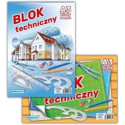 Teka, Heft + Block, Technischer Block A3/10K 160g weiss (10 Stück) (A3) Teka, Heft + Block, Technischer Block A3/10K 160g weiss (10 Stück) (A3)