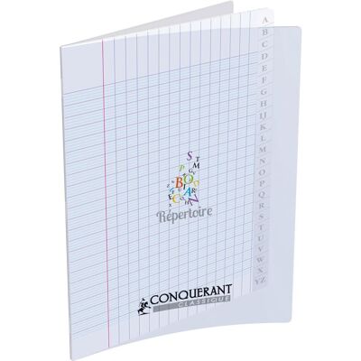 Conquerant, Heft + Block, Répertoire 170 x 220 mm, seyès,96 pages papier 90 g, agrafé, couverture polypro transparent incolore (170 x 220 mm, Liniert, Weicher Einband) Conquerant, Heft + Block, Répertoire 170 x 220 mm, seyès,96 pages papier 90 g, agrafé, couverture polypro transparent incolore (170 x 220 mm, Liniert, Weicher Einband)