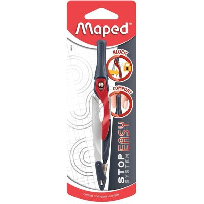 Maped Zirkel „Stop“ von System Innovation, Zirkel, Grau Maped Zirkel „Stop“ von System Innovation, Zirkel, Grau