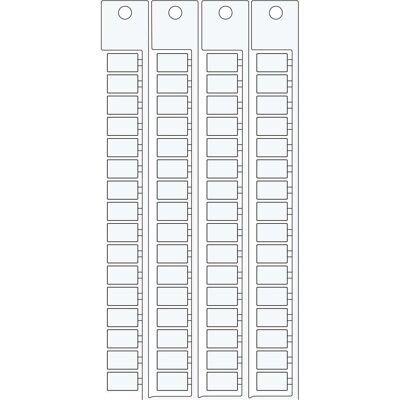 Brady, Etiketten, Klemmblock-Kennzeichnung für Modul EN 5000 ADO 6 x 10-6 Brady, Etiketten, Klemmblock-Kennzeichnung für Modul EN 5000 ADO 6 x 10-6