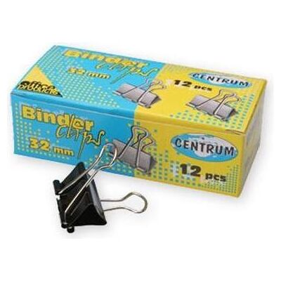 Centrum Büroklammer, Foldback clamps 12 pcs. 32mm (12x) Centrum Büroklammer, Foldback clamps 12 pcs. 32mm (12x)