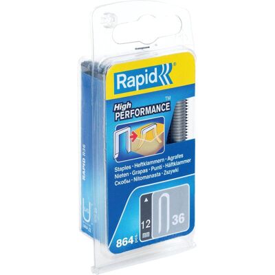Rapid, Büroklammer, Typ 36 Kabelklammer 12 mm (864x) Rapid, Büroklammer, Typ 36 Kabelklammer 12 mm (864x)