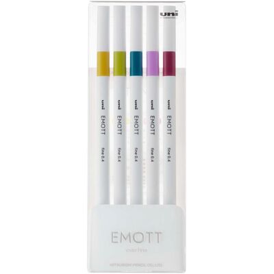 Uni-ball, Schreibstifte, Faserschreiber Emott Retro 0.4 mm, 5er-Set (5x) Uni-ball, Schreibstifte, Faserschreiber Emott Retro 0.4 mm, 5er-Set (5x)