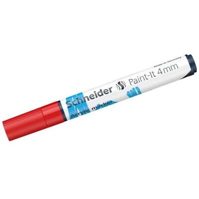 Schneider, Marker, Acrylmarker Paint-It 320 4mm rot (1x) Schneider, Marker, Acrylmarker Paint-It 320 4mm rot (1x)
