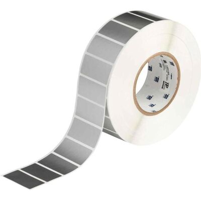 Brady, Etikettenrolle, THT-17-8591-3-SL, Polyester, Silber, Glänzend, 50.80 x 25.40 mm, permanent (3000 E.) (55.88 mm) Brady, Etikettenrolle, THT-17-8591-3-SL, Polyester, Silber, Glänzend, 50.80 x 25.40 mm, permanent (3000 E.) (55.88 mm)
