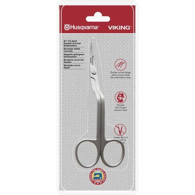Husqvarna Schere, Stickschere, 2-fach gebogen, 15,2 cm (15.20 cm) Husqvarna Schere, Stickschere, 2-fach gebogen, 15,2 cm (15.20 cm)