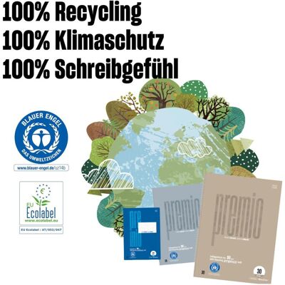 Staufen, Heft + Block, Arbeitsblätterblock Premio 22 50 Blatt 5mm kariert 4-Loch rot DIN A4 90g/m² (A4, Kariert, Weicher Einband) Staufen, Heft + Block, Arbeitsblätterblock Premio 22 50 Blatt 5mm kariert 4-Loch rot DIN A4 90g/m² (A4, Kariert, Weicher Einband)