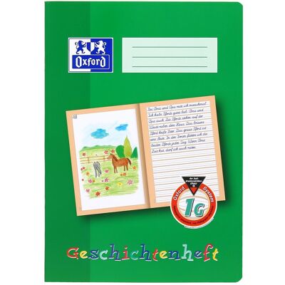 Oxford, Heft + Block, Geschichtenheft, A4 (A4, Liniert, Harter Einband) Oxford, Heft + Block, Geschichtenheft, A4 (A4, Liniert, Harter Einband)