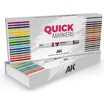 AK Interactive, Marker, Special Box Full Range Quick Markers 34 Units (34x) AK Interactive, Marker, Special Box Full Range Quick Markers 34 Units (34x)