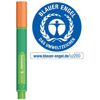 Schneider, Schreibstifte, Fasermaler - Link-It - Orange (1x) Schneider, Schreibstifte, Fasermaler - Link-It - Orange (1x)