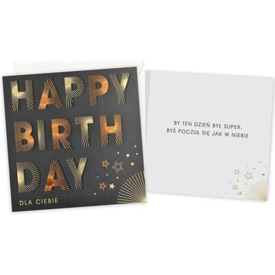 Teka, Grusskarte + Briefpapier, Geburtstagskarte (für Männer, Alles Gute zum Geburtstag) Teka, Grusskarte + Briefpapier, Geburtstagskarte (für Männer, Alles Gute zum Geburtstag)