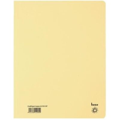 Bene, Mappe, Sammelmappe DIN A4 250g/m² Karton gelb (A4, 1x) Bene, Mappe, Sammelmappe DIN A4 250g/m² Karton gelb (A4, 1x)