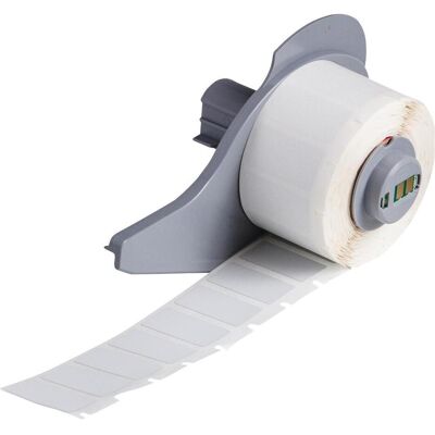 Brady, Etikettenrolle, M7-17-486, metallisierter Polyester, Silber, matt, 25.40 x 12.70 mm, extra stark haftend (50 (33.32 mm) Brady, Etikettenrolle, M7-17-486, metallisierter Polyester, Silber, matt, 25.40 x 12.70 mm, extra stark haftend (50 (33.32 mm)