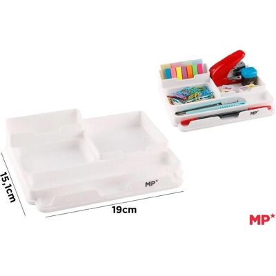 Main paper, Schreibtisch Accessoire, Schreibtisch-Organizer-Tablett weiss Main paper, Schreibtisch Accessoire, Schreibtisch-Organizer-Tablett weiss