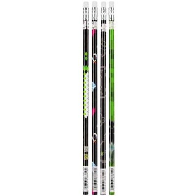 Starpak, Bleistift, HB-Bleistift mit Radiergummi, 4 Stk. (HB, 4x) Starpak, Bleistift, HB-Bleistift mit Radiergummi, 4 Stk. (HB, 4x)