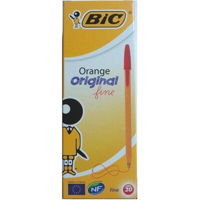 Bic, Schreibstifte, Orange Original Kugelschreiber Rot (20 Stück) (20x) Bic, Schreibstifte, Orange Original Kugelschreiber Rot (20 Stück) (20x)