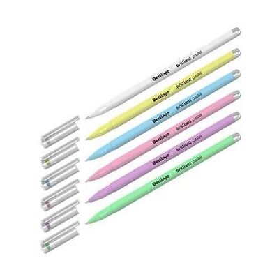 Berlingo, Schreibstifte, Roller Gel, color, 6stk, 0.8mm, Brilliant Pastel (6x) Berlingo, Schreibstifte, Roller Gel, color, 6stk, 0.8mm, Brilliant Pastel (6x)