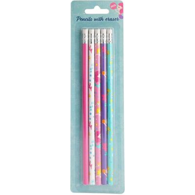 Bleistift, Graue Bleistifte HB Meerjungfrauen, 5 Stk. (HB, 5x) Bleistift, Graue Bleistifte HB Meerjungfrauen, 5 Stk. (HB, 5x)