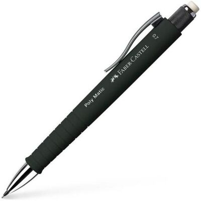Faber-Castell, Bleistift, Druckbleistift Poly Matic, Minenstärke 0,7 mm, nachfüllbar (0.70 mm, B, 1x) Faber-Castell, Bleistift, Druckbleistift Poly Matic, Minenstärke 0,7 mm, nachfüllbar (0.70 mm, B, 1x)