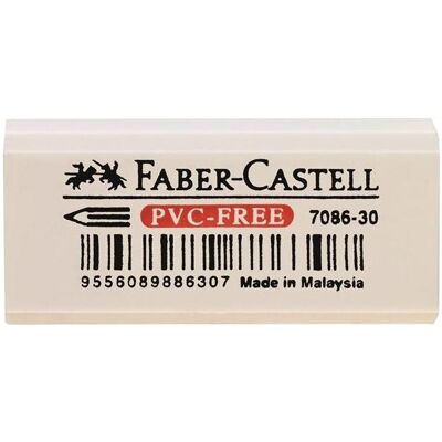 Faber-Castell, Korrekturmittel, Radiergummi Vinyl Radiergummi 7086-30 Produktverwendung: Bleistifte, Buntstifte Abmessungen: 1,8 x 1 Faber-Castell, Korrekturmittel, Radiergummi Vinyl Radiergummi 7086-30 Produktverwendung: Bleistifte, Buntstifte Abmessungen: 1,8 x 1