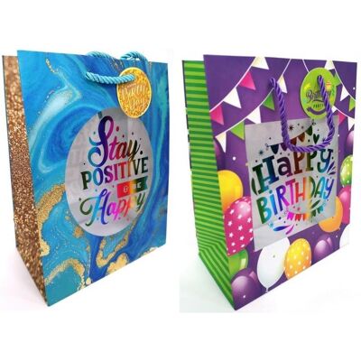 Fresh, Geschenkverpackung, Dekorative Tasche mit vertikalem Fenster S 21279-21280 Fresh, Geschenkverpackung, Dekorative Tasche mit vertikalem Fenster S 21279-21280