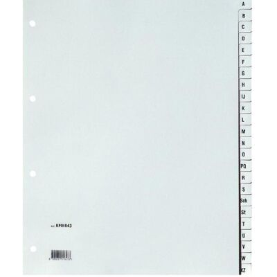 Q-Connect, Ordner Zubehör, Register Vollformat überbreit Q-Connect, Ordner Zubehör, Register Vollformat überbreit
