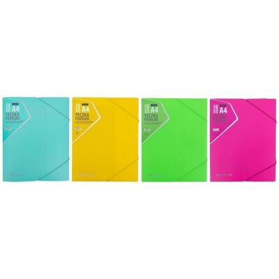 Astra, Mappe, Ordnerbox mit Gummiband PP Neon Mix (1x) Astra, Mappe, Ordnerbox mit Gummiband PP Neon Mix (1x)