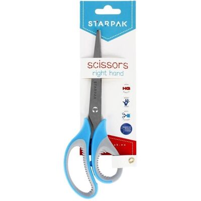 Starpak, Schere, Metallschere mit Gummi 21cm Blister (21 cm) Starpak, Schere, Metallschere mit Gummi 21cm Blister (21 cm)