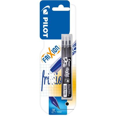 Pilot, Ersatzpatronen + Tintenfass, Frixion Ersatzmine 3er Set schwarz (Schwarz, 0.70 mm, 3 Stk.) Pilot, Ersatzpatronen + Tintenfass, Frixion Ersatzmine 3er Set schwarz (Schwarz, 0.70 mm, 3 Stk.)