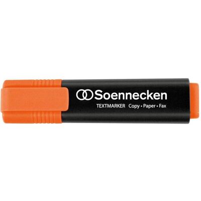 Soennecken, Marker, Textmarker Strichstärke: 2-5 mm Schreibfarbe: orange Soennecken, Marker, Textmarker Strichstärke: 2-5 mm Schreibfarbe: orange