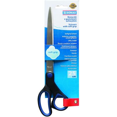Donau, Schere, Büroschere, softgriff, 25cm, blau (26.50 cm) Donau, Schere, Büroschere, softgriff, 25cm, blau (26.50 cm)