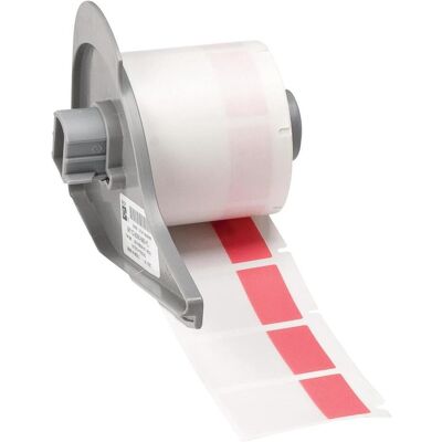 Brady, Etikettenrolle, M7-31-427-RD, Vinyl, selbstlaminierend, Rot/Transparent, matt, 25.40 x 12.70(38.10) mm, für (46.02 mm) Brady, Etikettenrolle, M7-31-427-RD, Vinyl, selbstlaminierend, Rot/Transparent, matt, 25.40 x 12.70(38.10) mm, für (46.02 mm)