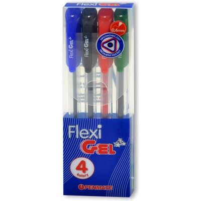 Penmate, Schreibstifte, Flexi Abra Gel Gelstift 4 Farben (4x) Penmate, Schreibstifte, Flexi Abra Gel Gelstift 4 Farben (4x)