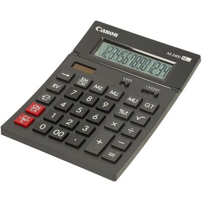 Canon Taschenrechner, As-2400 (Batteriebetrieb, Solarenergie) Canon Taschenrechner, As-2400 (Batteriebetrieb, Solarenergie)
