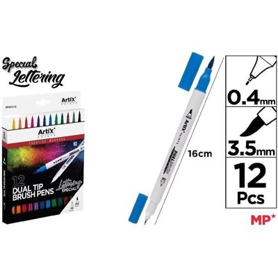 Artix, Marker, Doppelseitiger Marker, 12 Farben Artix, Marker, Doppelseitiger Marker, 12 Farben