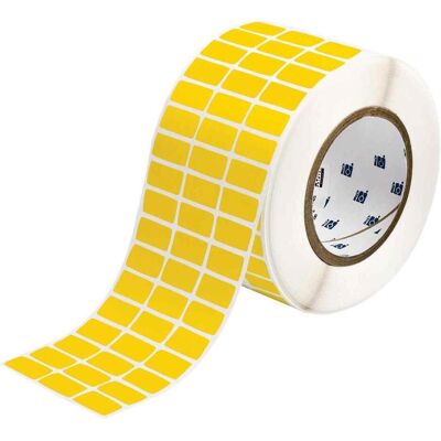 Brady, Etikettenrolle, THT-5-8591-10-YL, Polyester, Gelb, Glänzend, 25.40 x 12.70 mm, permanent, 3-bahnig (10000 E. Brady, Etikettenrolle, THT-5-8591-10-YL, Polyester, Gelb, Glänzend, 25.40 x 12.70 mm, permanent, 3-bahnig (10000 E.