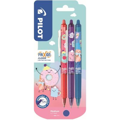 Pilot, Schreibstifte, Frixion Clicker Sweet 0.7mm 150.440.0 3 Farben (3x) Pilot, Schreibstifte, Frixion Clicker Sweet 0.7mm 150.440.0 3 Farben (3x)