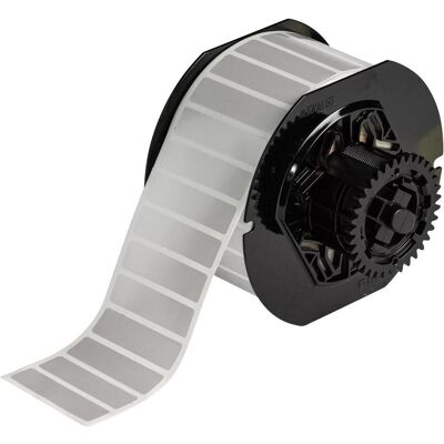Brady, Etikettenrolle, B33-53-413, Polyester, Silber, 50.80 x 12.70 mm, permanent (2500 E.) (55.88 mm) Brady, Etikettenrolle, B33-53-413, Polyester, Silber, 50.80 x 12.70 mm, permanent (2500 E.) (55.88 mm)