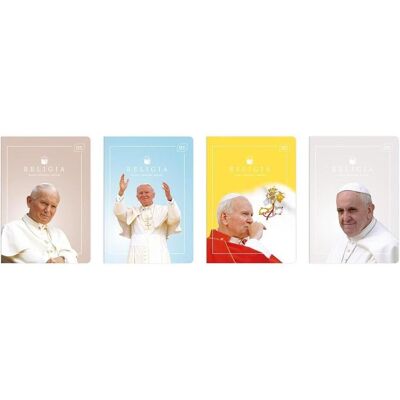Interdruk, Heft + Block, Notizbuch A5/32K UV Religion JPII/Franciszek (10 Stück) (A5, Kariert) Interdruk, Heft + Block, Notizbuch A5/32K UV Religion JPII/Franciszek (10 Stück) (A5, Kariert)