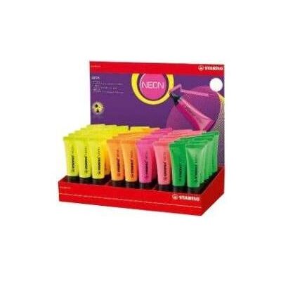 STABILO, Marker, Textmarker NEON, 45er Karton-Display (45x) STABILO, Marker, Textmarker NEON, 45er Karton-Display (45x)