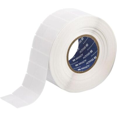 Brady, Etikettenrolle, THT-131-427-3, selbstlaminierendes Vinyl, Weiss/Transparent, 25,4 x 25,4(66,68)mm, permanent, 1-bah (66.38 mm) Brady, Etikettenrolle, THT-131-427-3, selbstlaminierendes Vinyl, Weiss/Transparent, 25,4 x 25,4(66,68)mm, permanent, 1-bah (66.38 mm)