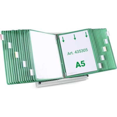 Tarifold, Informationsschild, Sichttafelsystem 435305 DIN A5 grün mit 30 St. Sichttafeln Tarifold, Informationsschild, Sichttafelsystem 435305 DIN A5 grün mit 30 St. Sichttafeln