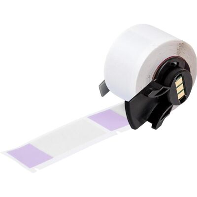 Brady, Etikettenrolle, M6-21-427-PL, Vinyl, selbstlaminierend, Violett/Transparent, matt, 25.40 x 19.05(63.50) mm Brady, Etikettenrolle, M6-21-427-PL, Vinyl, selbstlaminierend, Violett/Transparent, matt, 25.40 x 19.05(63.50) mm