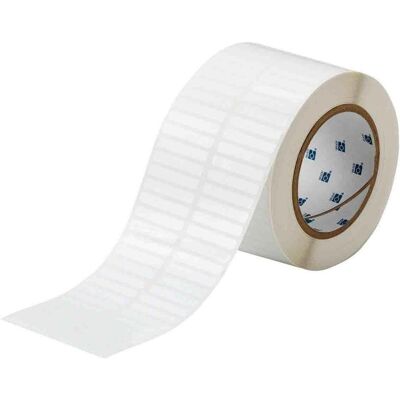 Brady, Etikettenrolle, THT-4-423-10, Polyester, Weiss, 38.10 x 6.35 mm, permanent, 2-bahnig (10000 E.) (85.09 mm) Brady, Etikettenrolle, THT-4-423-10, Polyester, Weiss, 38.10 x 6.35 mm, permanent, 2-bahnig (10000 E.) (85.09 mm)