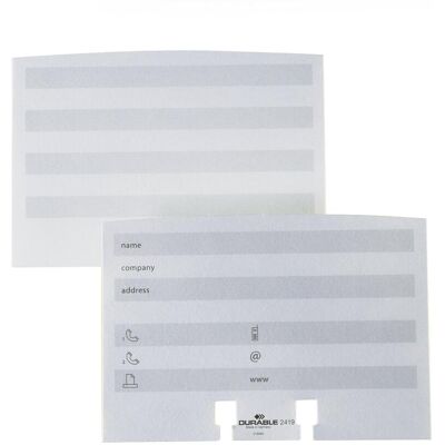 Durable, Kartenaufbewahrung, TELINDEX Nachfüllkarten (104 x 72 mm) Durable, Kartenaufbewahrung, TELINDEX Nachfüllkarten (104 x 72 mm)