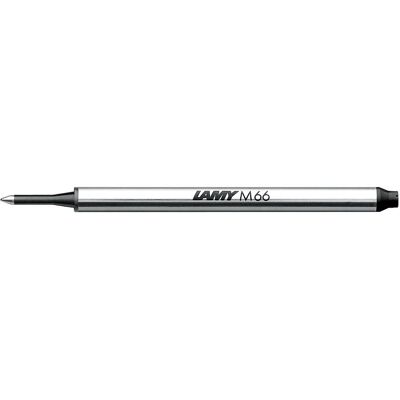 Lamy, Ersatzpatronen + Tintenfass, Tintenrollermine M66, Strichstärke 0,8 mm, schwarz oder blau (Schwarz, 0.80 mm, 1 Stk.) Lamy, Ersatzpatronen + Tintenfass, Tintenrollermine M66, Strichstärke 0,8 mm, schwarz oder blau (Schwarz, 0.80 mm, 1 Stk.)