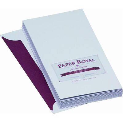 Magni, Briefumschlag, 2033831170 - Paper Royal - Briefumschlagpack m. Sf., DIN lang, 20 Stück, eisgrau Magni, Briefumschlag, 2033831170 - Paper Royal - Briefumschlagpack m. Sf., DIN lang, 20 Stück, eisgrau